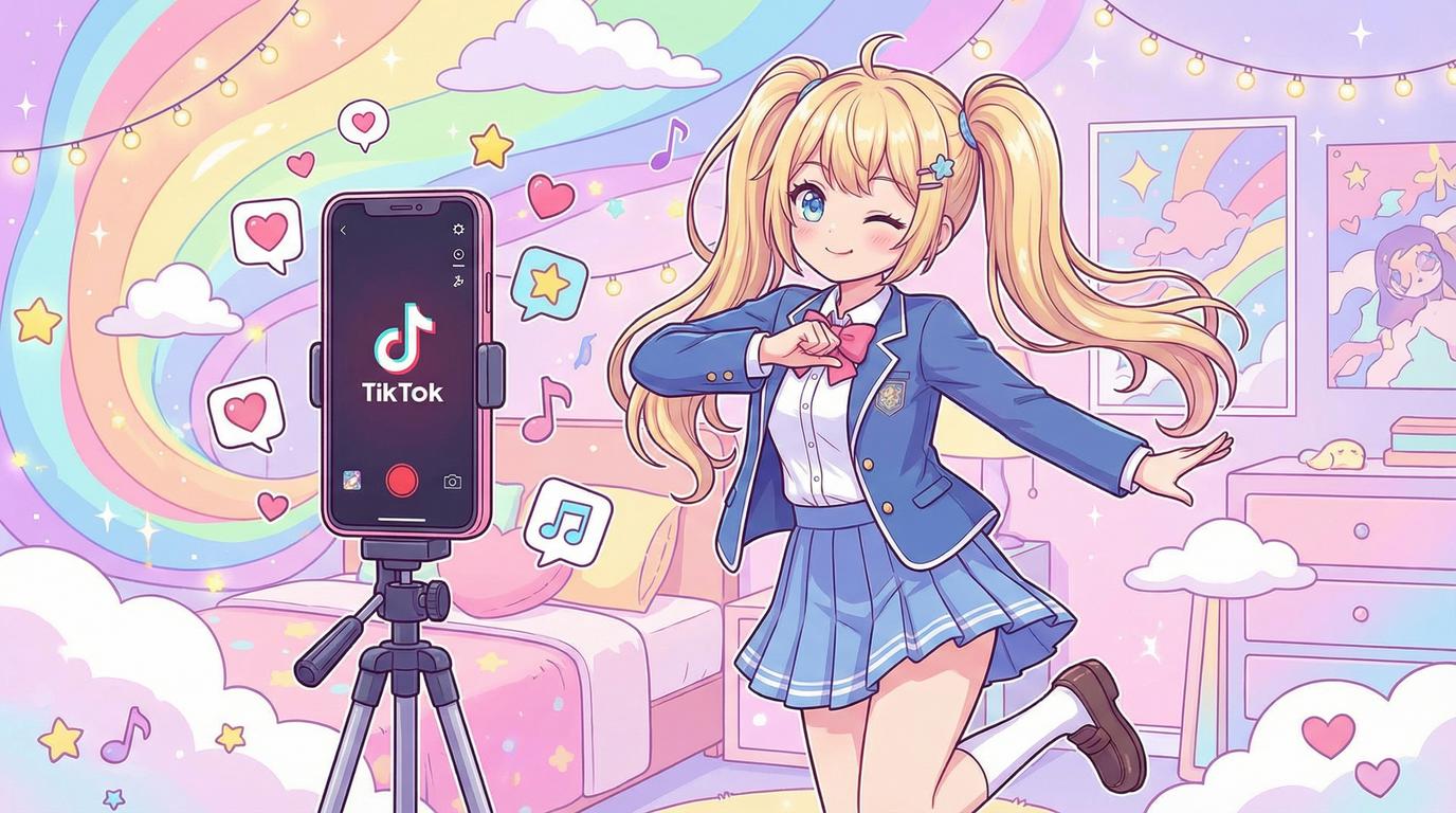 福利姬二次元少女日常vlog视频